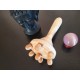 Instrument ciuperca (CHAMPINON) 18 cm din lemn pentru Maderoterapie / Anticelulitic / Drenaj / Relaxare + Cristal Cadou