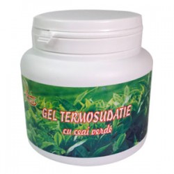 Gel Anticelulitic Termosudatie cu Ceai Verde pentru slabire rapida si detoxifiere - 500 ml + Cristal CADOU