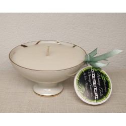 LUMANARE AMBIENTALA (Candle Aroma) 300g (handmade Naturala), recipient vechi unicat Vintage Portelan Autentic + CADOU