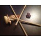 Bat Bambus Profesional 25 cm sau 50 cm pentru Masaj Facial sau Anticelulitic + CADOU Cristal CHAKRA