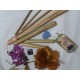 Pachet Complet 9 piese pentru Masajul Anticelulitic cu Bambus, Slabire, Tonifiere, Bamboo Therapy + Cristal CADOU 